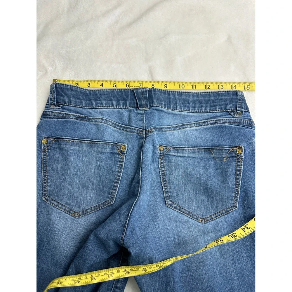 Wit & Wisdom Bermuda Shorts Womens 4 Blue Ab-solution Stretch Denim Knee Length